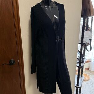 Elegant Black Women's Cardigan